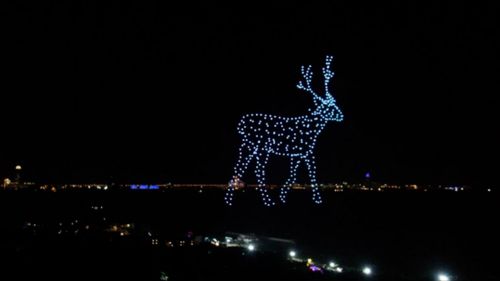 云上無人機與巨量引擎攜手，點亮蜈支洲島星空下的夢想